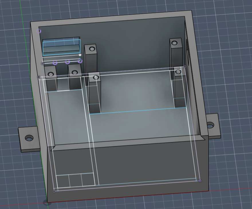 Smart garage door opener housing