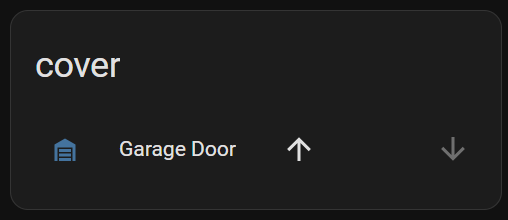 Garage Door Cover Home Assistant